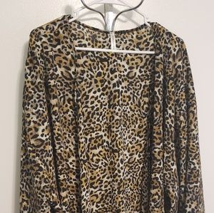 Forgotten | Tops | New Plus Size Boutique Cheetah Kimono | Poshmark